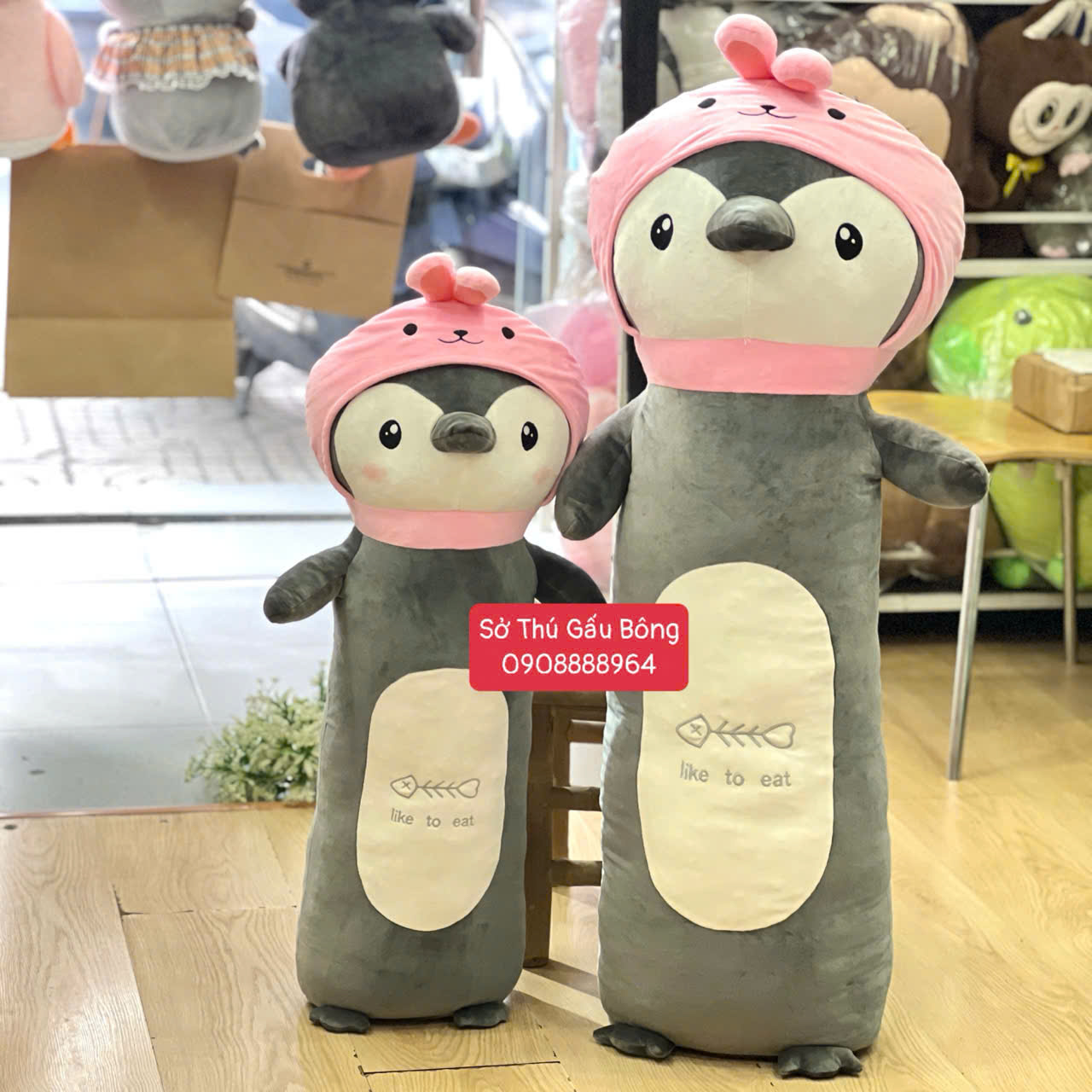 Gối Ôm Chim Cánh Cụt Cosplay