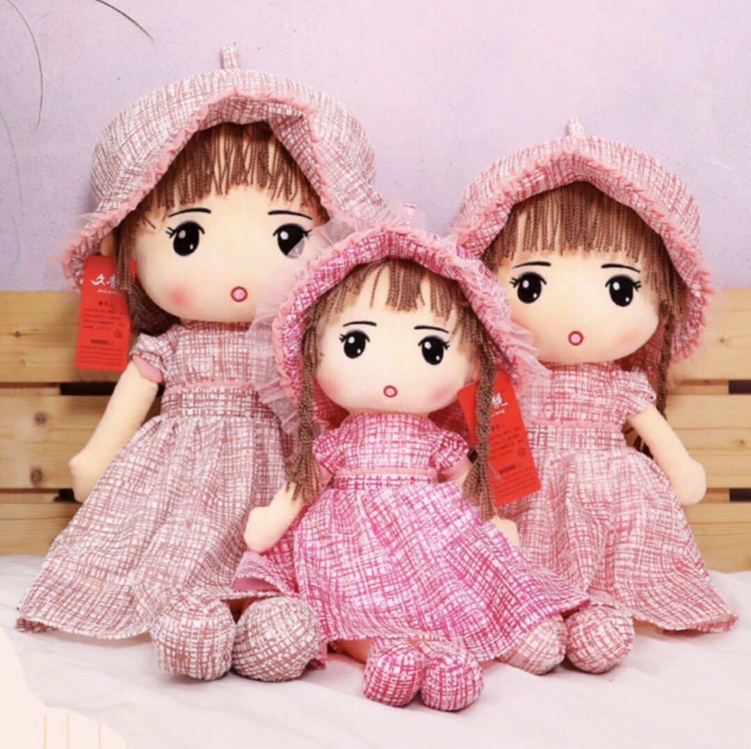 Búp Bê Bông Áo Love Tai Thỏ
