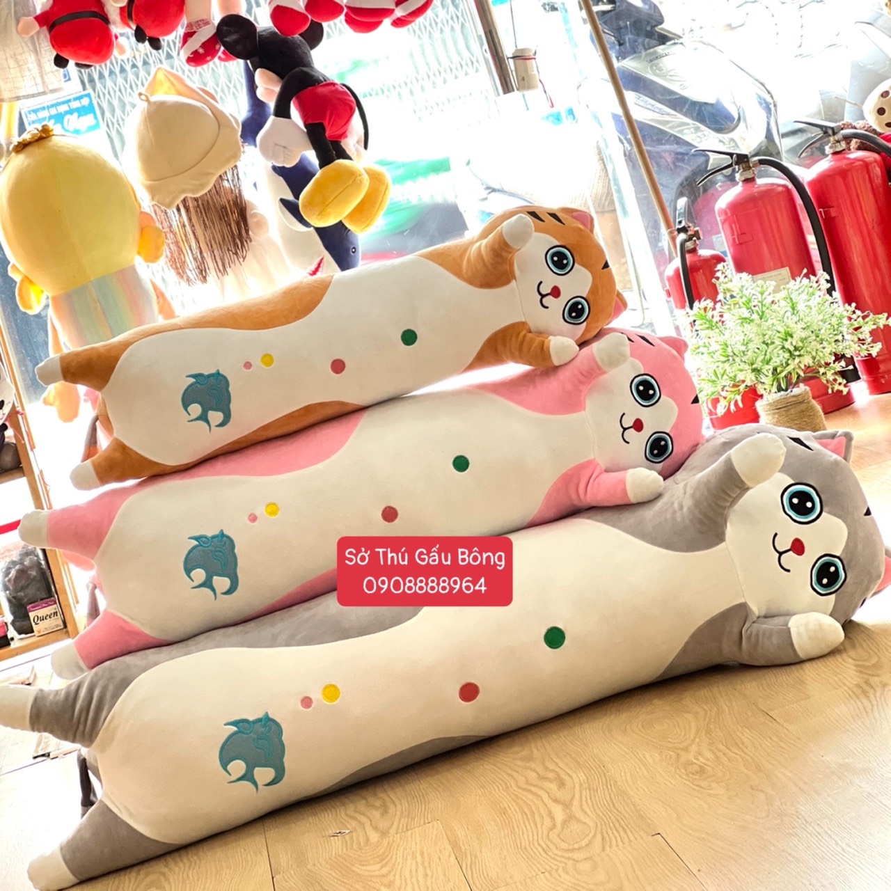 Gối Ôm Mèo Bụng Cá