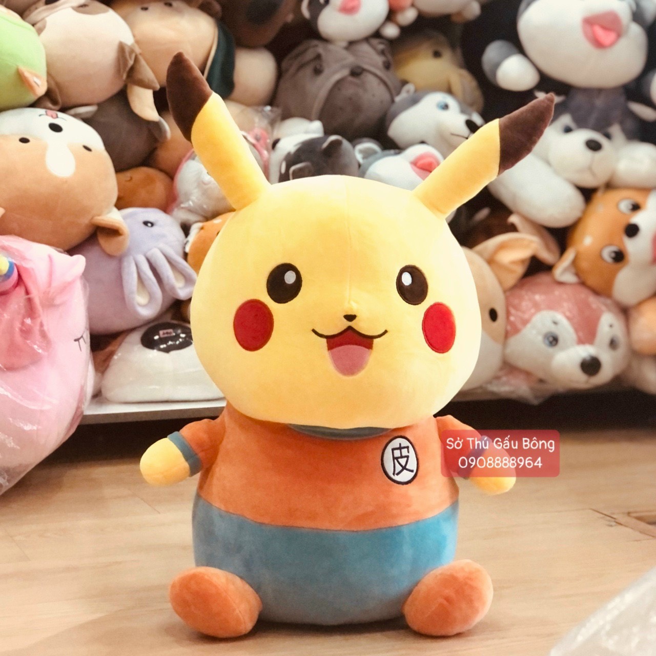 Thú Bông Pikachu Kungfu