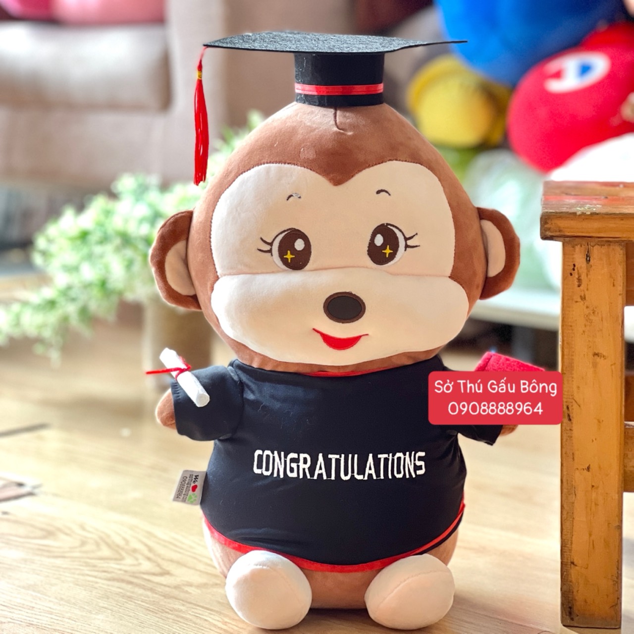 Gấu Tốt Nghiệp - Khỉ Bình Sữa