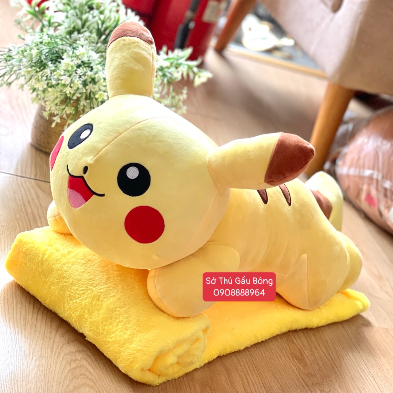 Gối Mền Pikachu