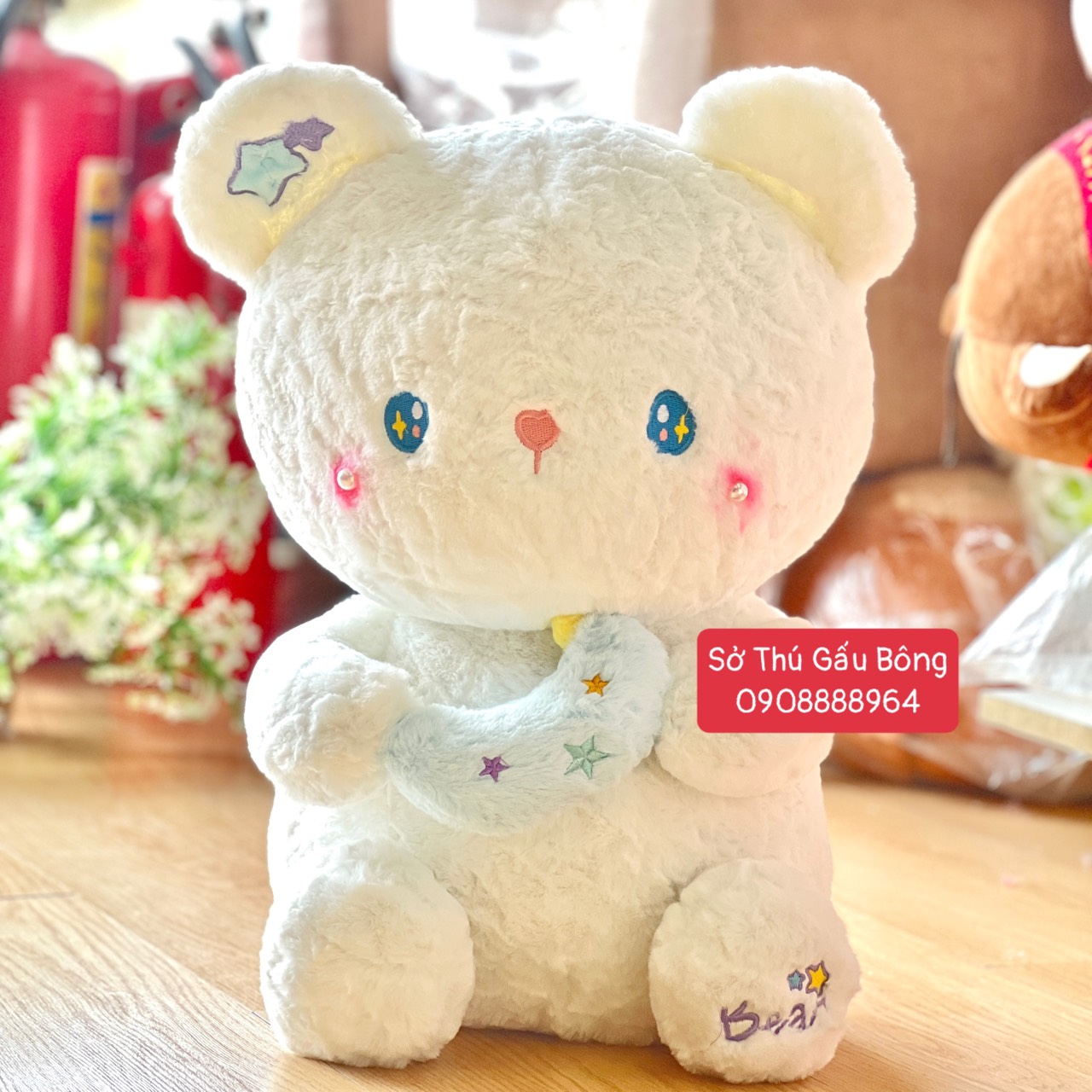 Gấu Bông Ôm Mặt Trăng