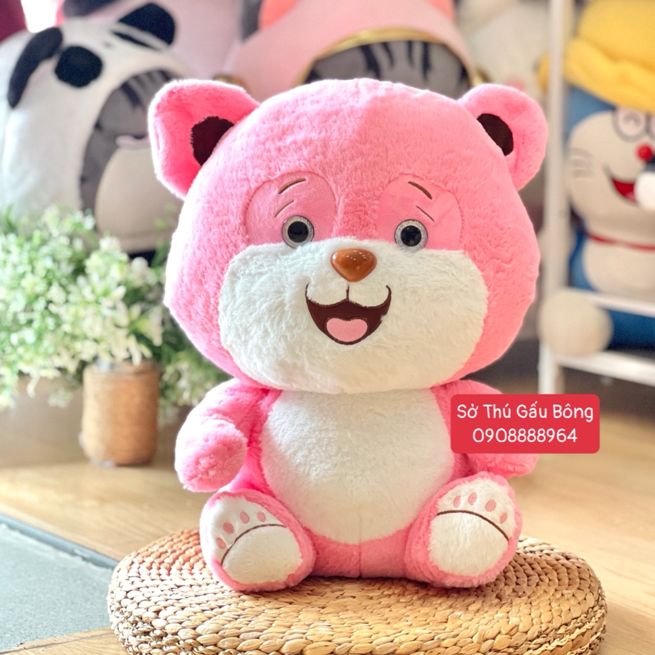 Gấu Bông Miệng Trái Tim