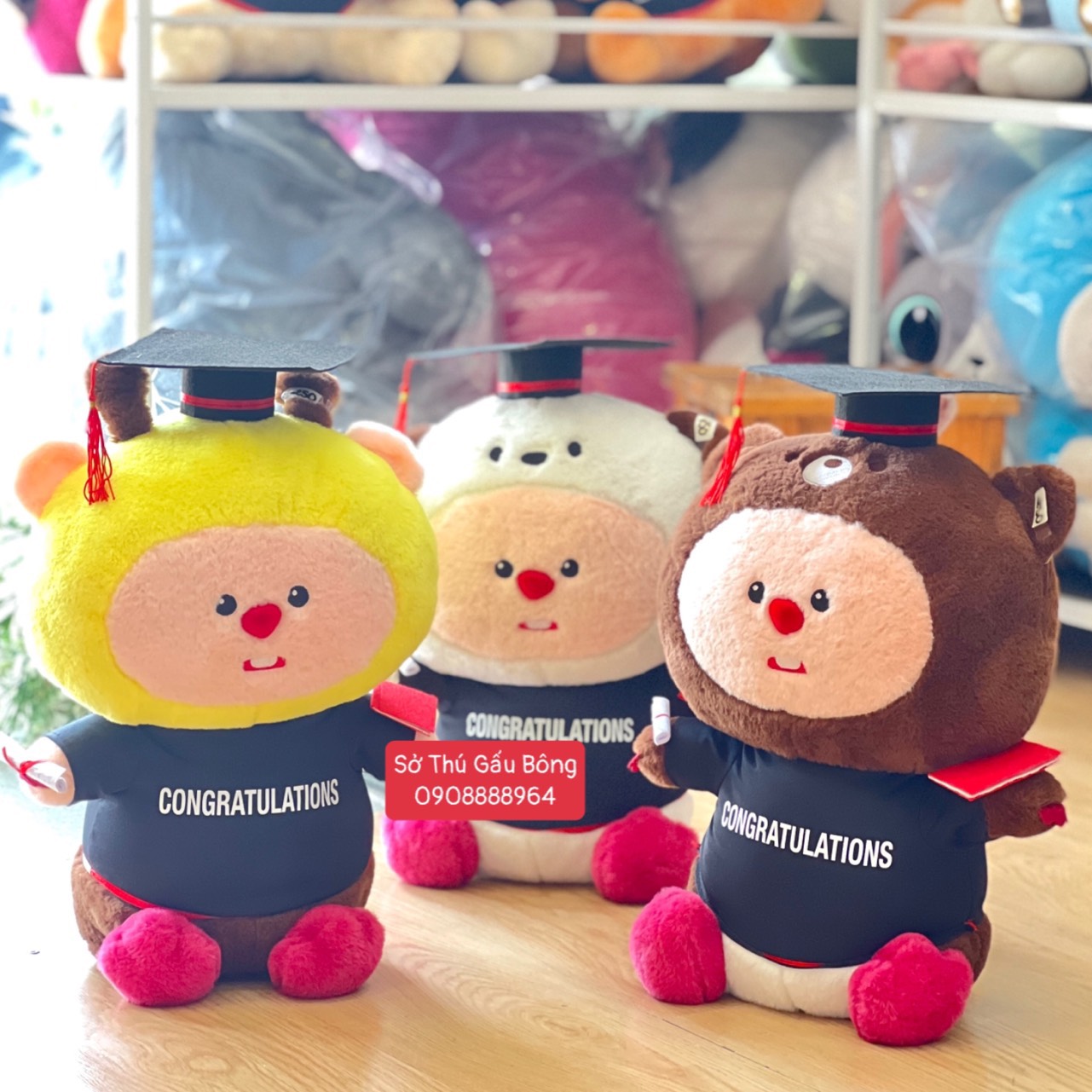 Gấu Tốt Nghiệp - Hải Ly Loopy Cosplay Thú
