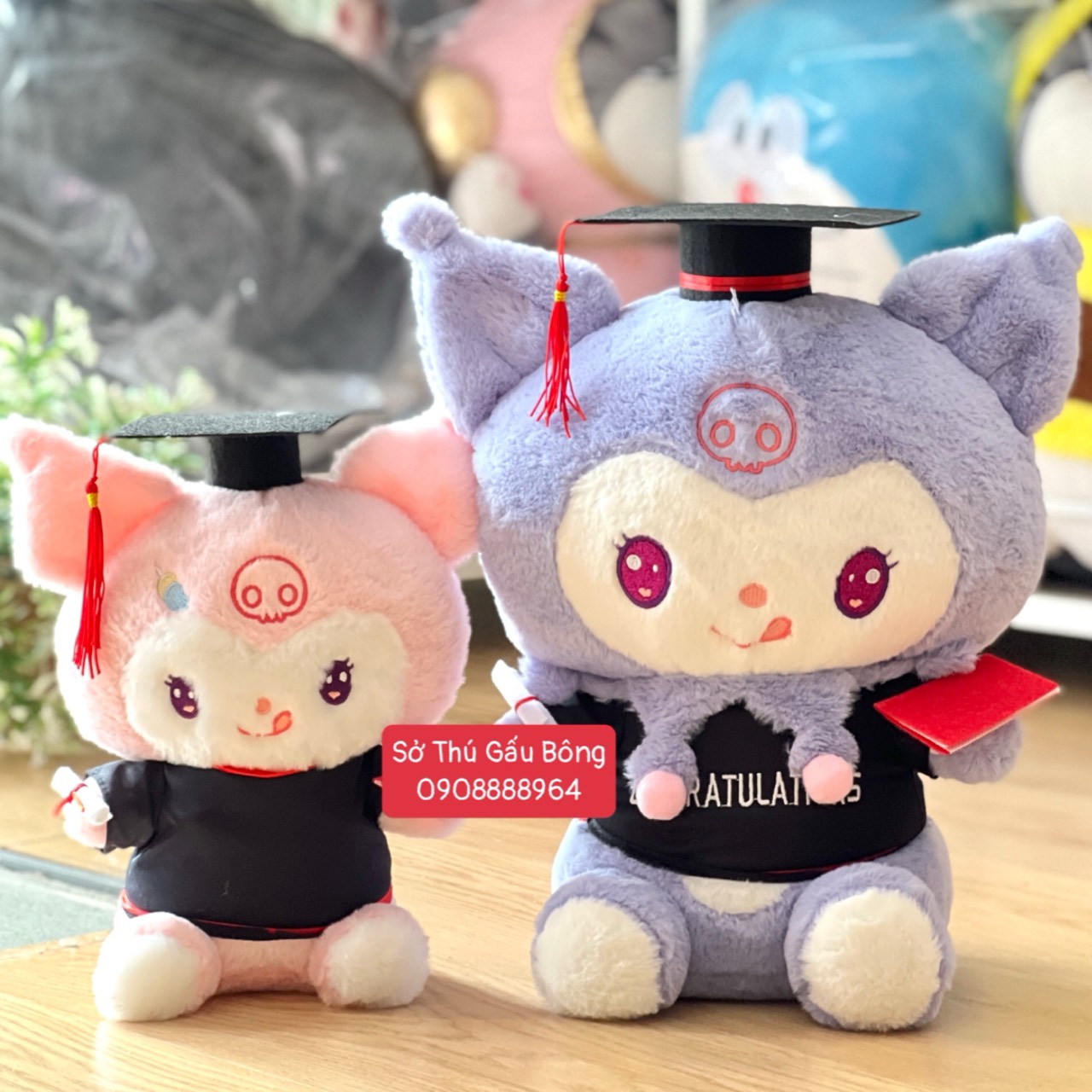 Gấu Tốt Nghiệp - Thỏ Kuromi Le Luoi