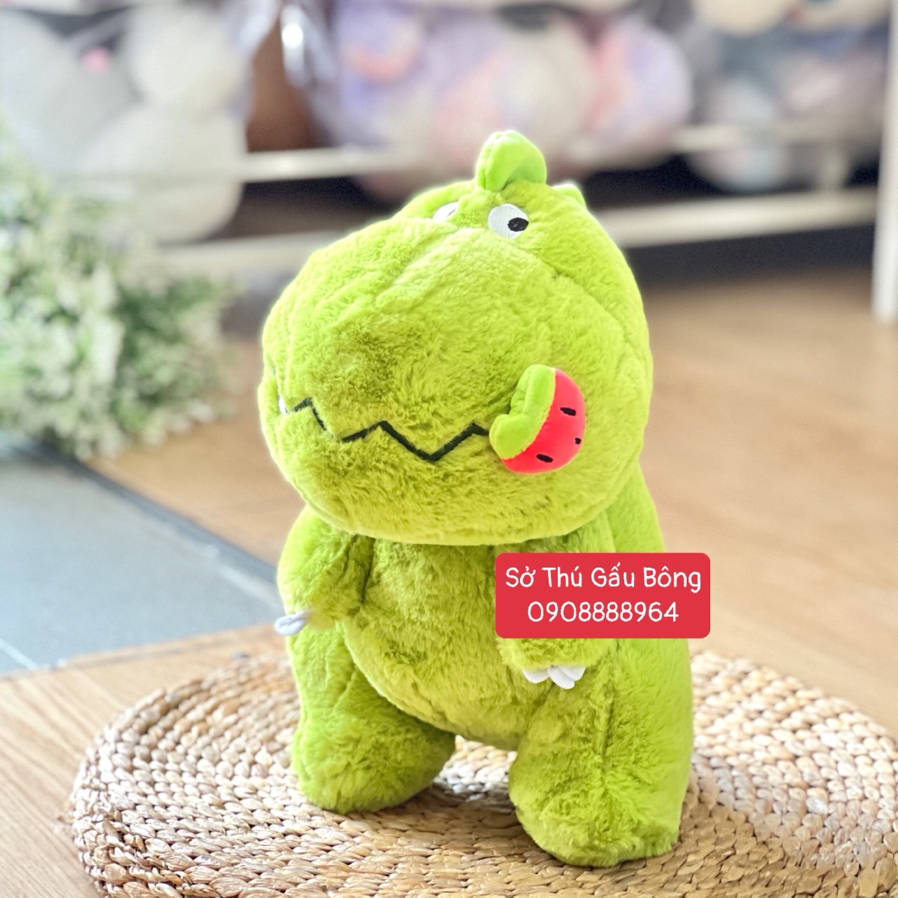 Khủng Long Bông Miệng Dưa Hấu