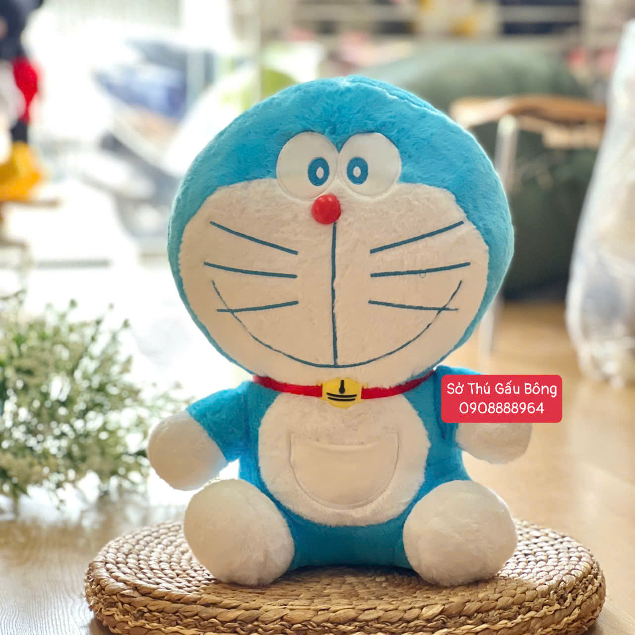 Thú Bông Doremon Chuông Nhựa - Cười Mỉm