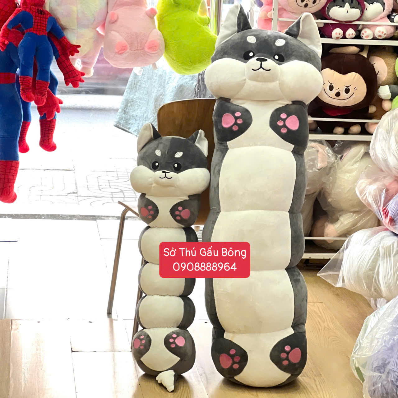 Gối Ôm Husky Mình Sâu