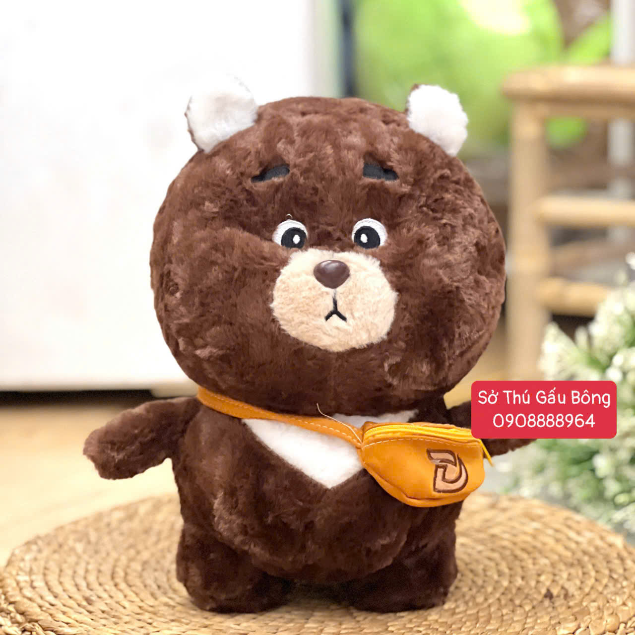 Gấu Bông Nâu Túi D