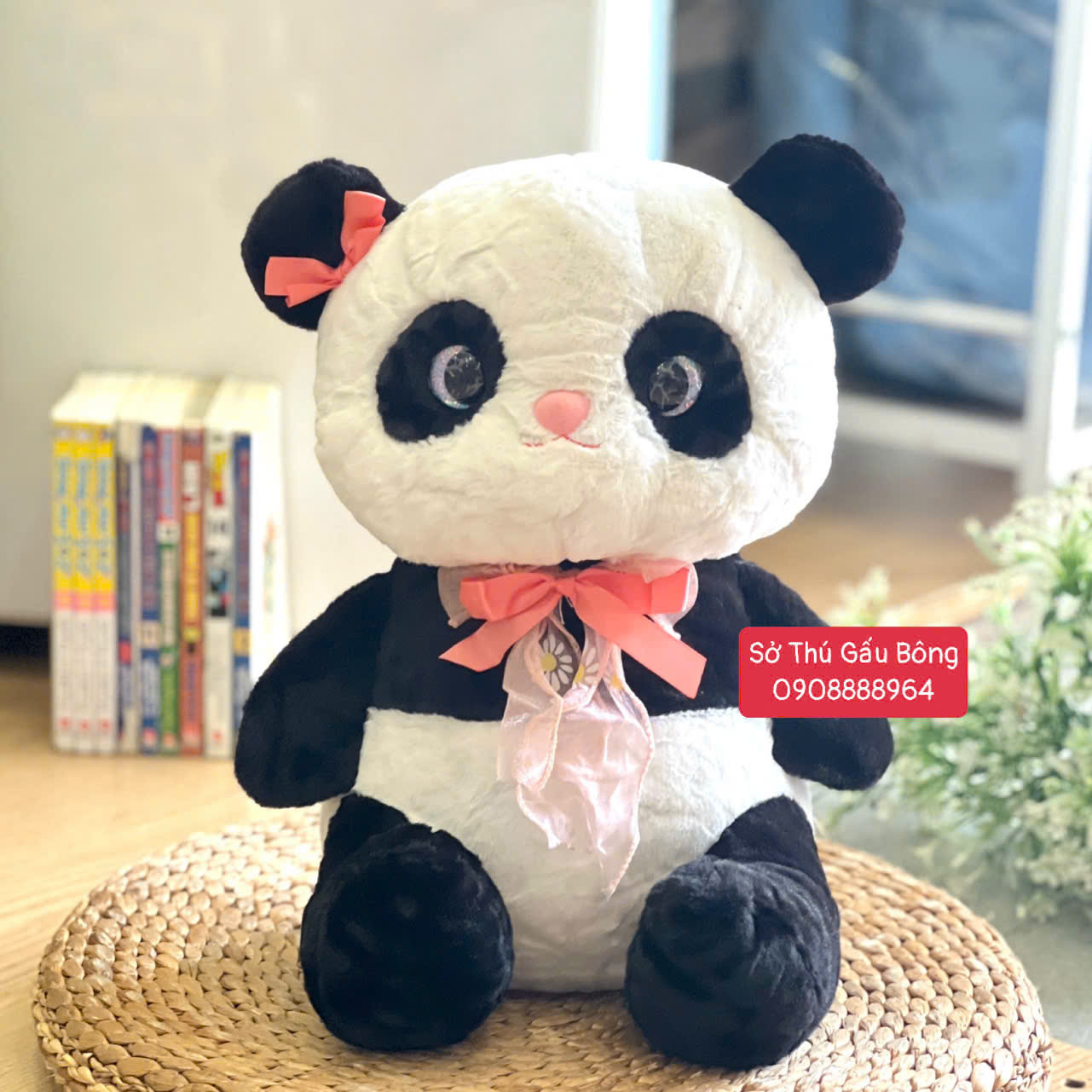 Gấu Trúc Nơ Hoa