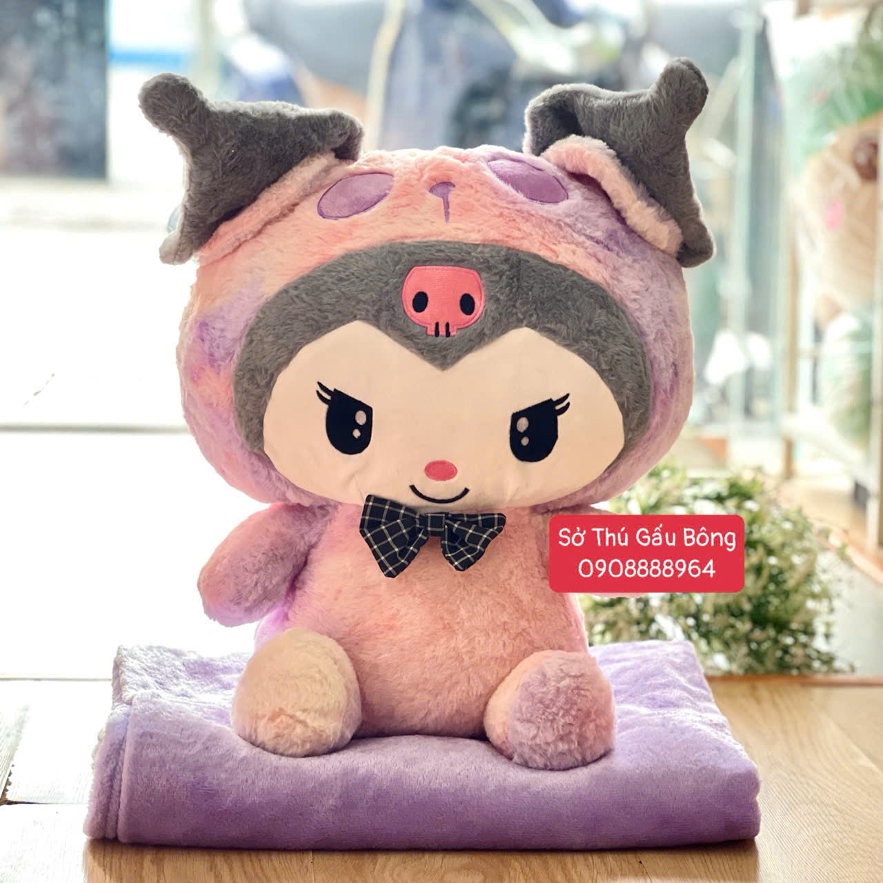 Gối Mền Thỏ Kuromi Galaxy
