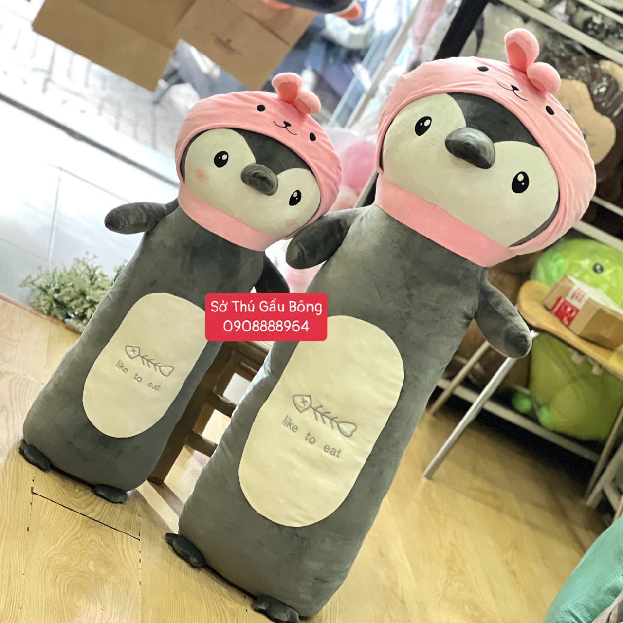 Gối Ôm Chim Cánh Cụt Cosplay